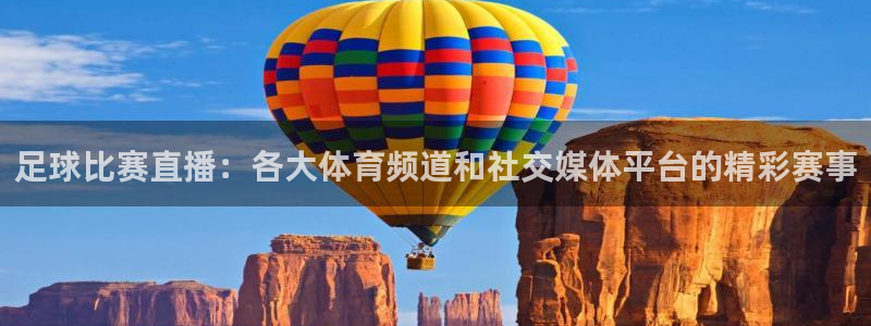 足球比赛直播：各大体育频道和社交媒体