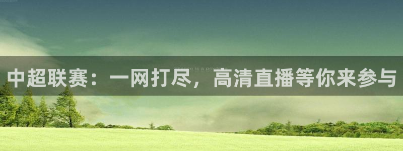 新球体育网球比分：中超联赛：一网打尽，高清直播等你来参与